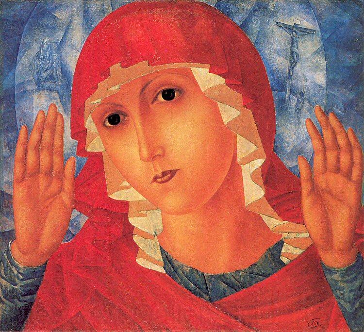 Petrov-Vodkin, Kozma Our Lady- Tenderness of Cruel Hearts